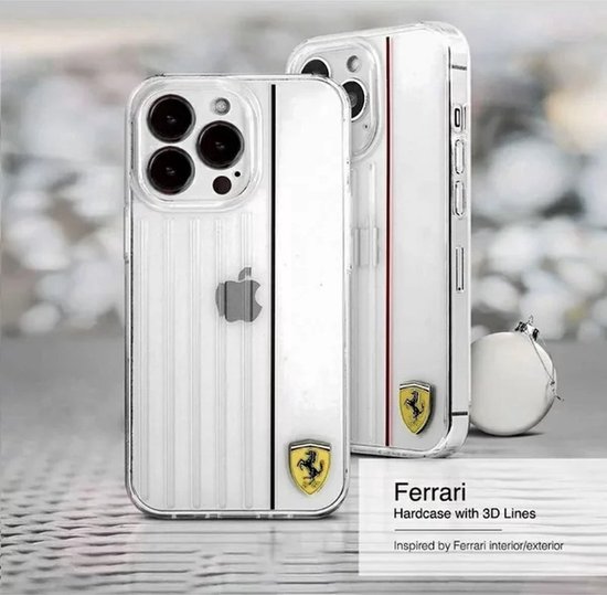 Ferrari Phone Case for iPhone 13 Pro Max Hard van Merkloos — afbeelding 2