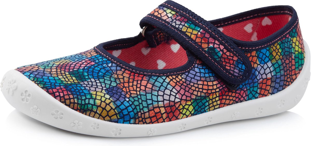 Ladeheid Kinder Pantoffels - Sloffen - Muizen - Meisjes - Jeans Sterren - 29 - LA-RW-Dorotka