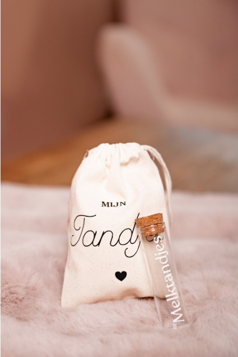 Goedkoopste Set bewaarzakje melktandjes - kraamcadeau jongen - kraamcadeau meisje - babyshowercadeau