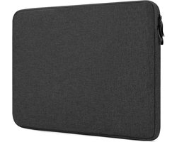 Hoes Geschikt voor Macbook Air M3 hoes Sleeve Spatwater proof Zwart - Macbook Air 13.6 inch Hoes 2024 2022 met handvat & ruimte voor accessoires