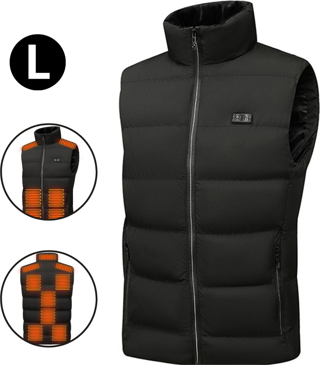 Bovista Verwarmde Bodywarmer Heated Vest Elektrische Bodywarmer Jas Oplaadbaar Unisex Grafiet