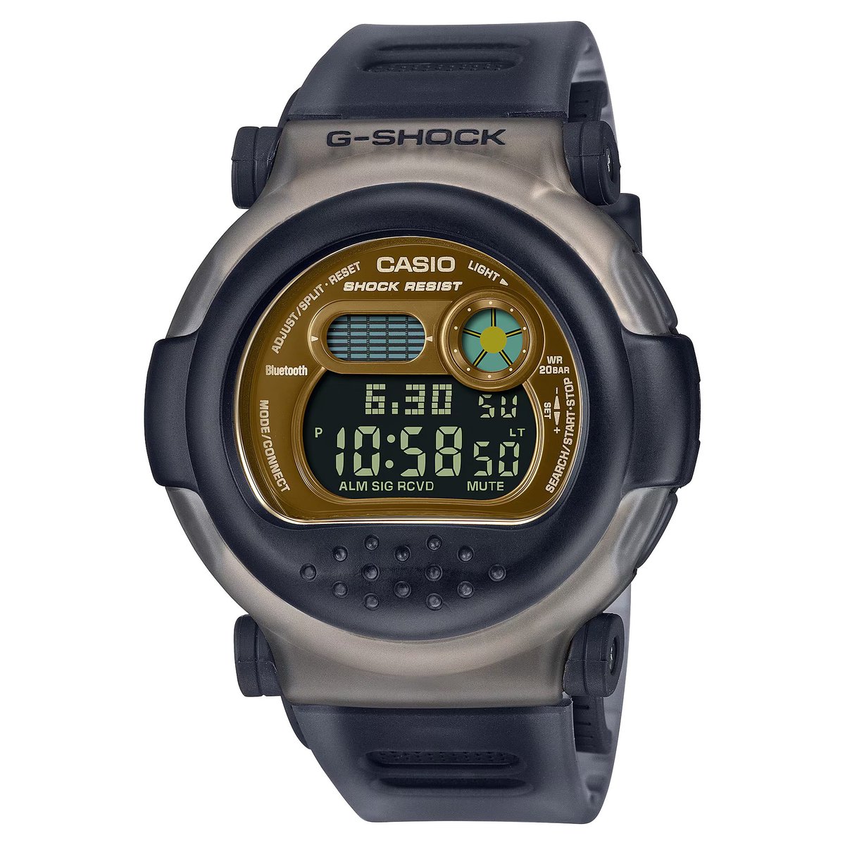 Casio G-Shock G-B001MVB-8ER Horloge - Kunststof - Grijs - Ø 45 mm