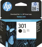 HP 301 - Inktcartridge - Origineel - Zwart