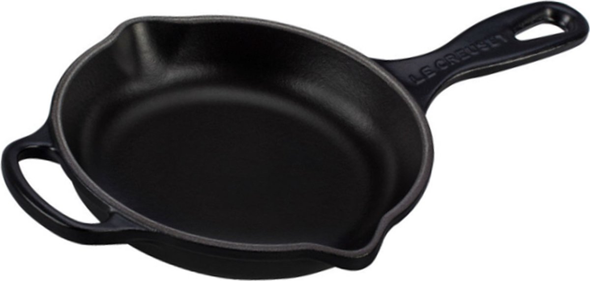Le Creuset Skillet Mat Zwart 16cm 0,4l