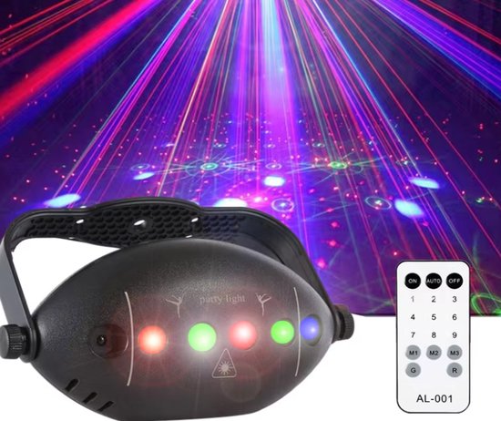 Foto: Laser discolampen rgb podium dj party laserlicht projector licht strobe party club decoratie verlichting feestlamp