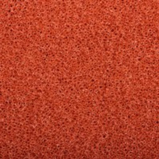 Filterschuim 100x50x2 cm - Filtermateriaal - fijn rood