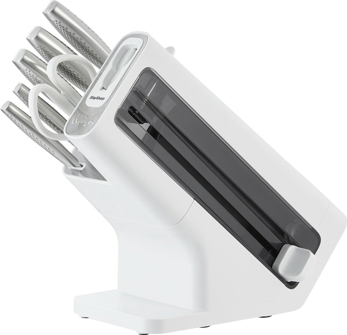 Nnja Food StaySharp Messenblok met Geïntegreerde Sljper K32014EUUK