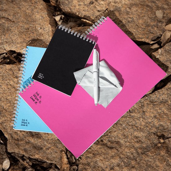 MOYU - Carnet Pink Passion - Carnet Effaçable A4 Premium