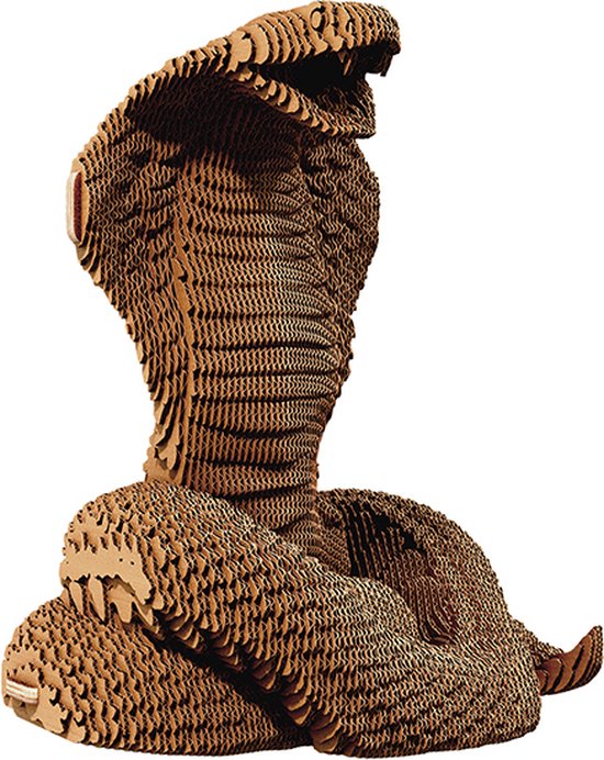 Cartonic - Cobra - Puzzle 3D - puzzle - 3D - Enfants- Adulte - Ecologique