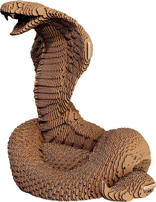 Cartonic - Cobra - Puzzle 3D - puzzle - 3D - Enfants- Adulte - Ecologique