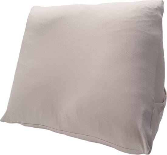 RAKTOV Groot hoofdkussen, leeskussen voor op bed, driehoekig kussen voor de rug, driehoekig kussen voor bedkussen, hoofdsteun, lendenkussen voor op bed, 80 x 50 x 20 cm, lichtgrijs RAKTOV Groot hoofdkussen, leeskussen voor op bed, driehoekig kussen voor de rug, driehoekig kussen voor bedkussen, hoofdsteun, lendenkussen voor op bed, 80 x 50 x 20 cm, lichtgrijs