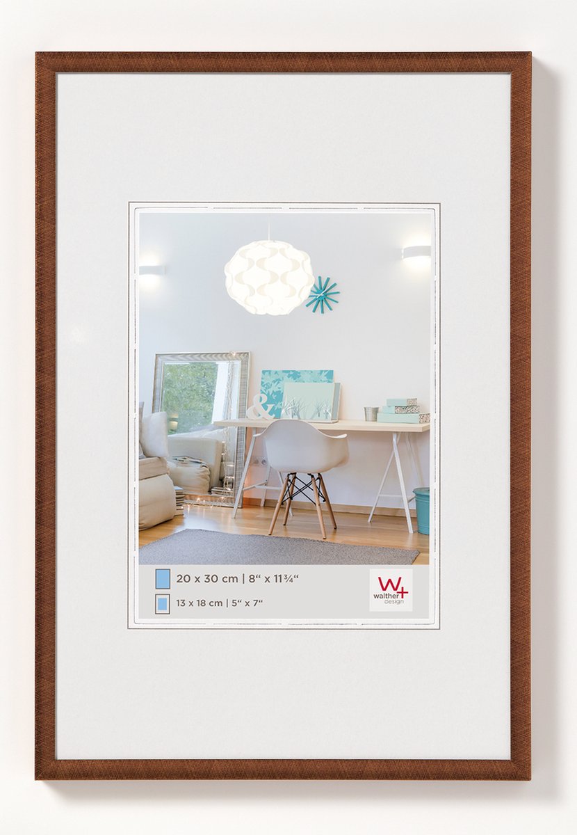 Walther New Lifestyle - Kunststof lijst - Fotoformaat 20x30 cm - Brons