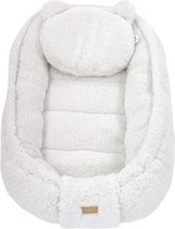 Soosie - Baby Nestje - Babynestje - Zacht en Veilig - Dubbelzijdig Teddy Katoen