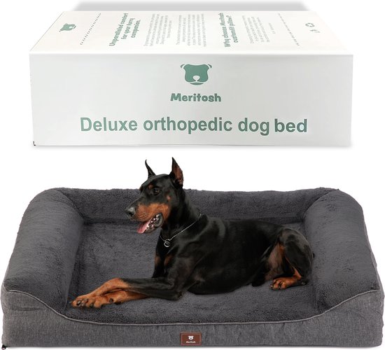 Meritosh© Luxe Orthopedisch Hondenkussen - Hondenmand - XXL - 130x92 cm