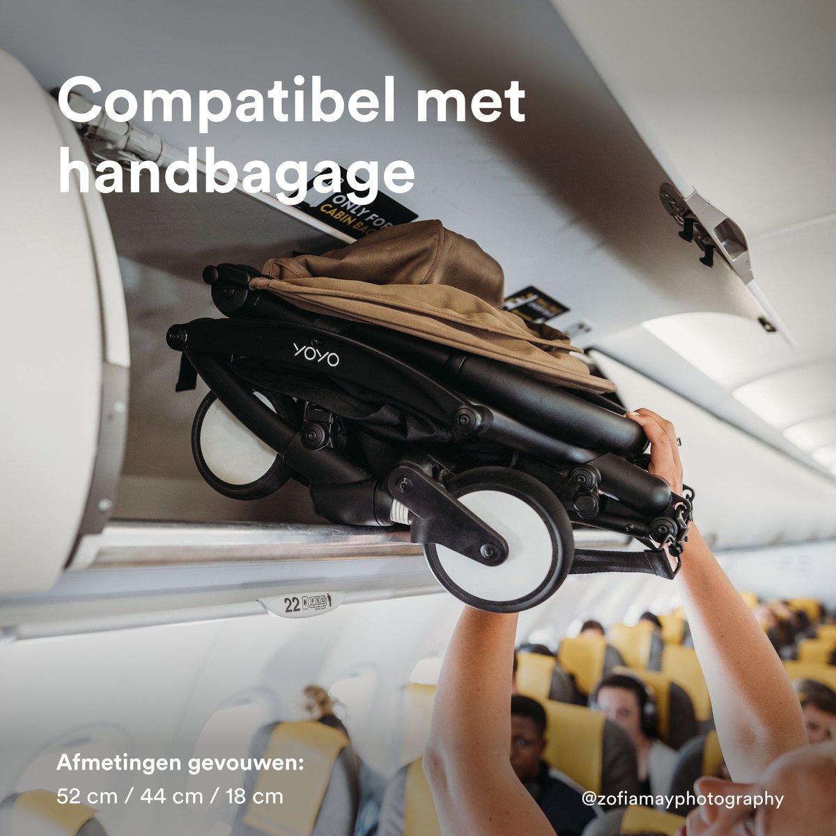 Stokke YOYO 0+ Newborn Pack Air France Blue met Matras - afbeelding 3