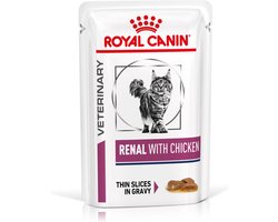 24x Royal Canin Renal with Chicken Kattenvoer Nat 85 gr