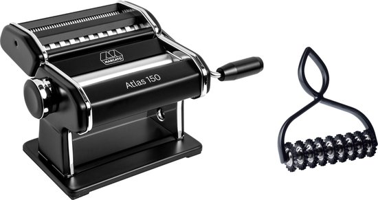 Marcato Set Atlas 150 Classic Pastamachine Zwart + Pasta Bike