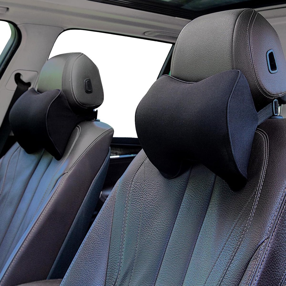 Traagschuim Nekkussen met Verstelbare Schouderriem - Comfortabel Reizen en Ontspannen - Ergonomisch Design