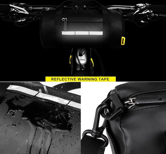 Fietstas - stuurtas fiets frame tas mountainbike handtas schoudertas Stuurtas fiets van Fietstas — afbeelding 4