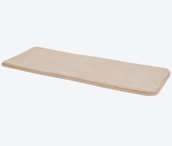 Foto: Pet carpet vensterbank kussen beige kattenkussen vensterbank kleedje voor katten zacht en gezellig veilig antislip achterzijde dierentapijt ideaal voor de vensterbank kussen voor huisdieren 60x25 cm