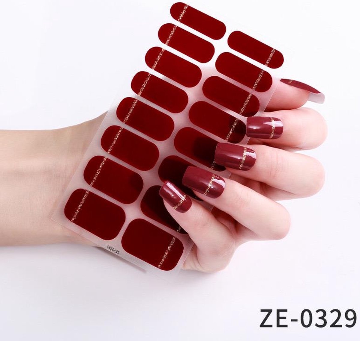 Goedkoopste Prachtige nieuwe design NagelStickers Met Nagelvijlen/ 1 vel , 16 tips/ Manicure Nagel stickers / Nail stickers