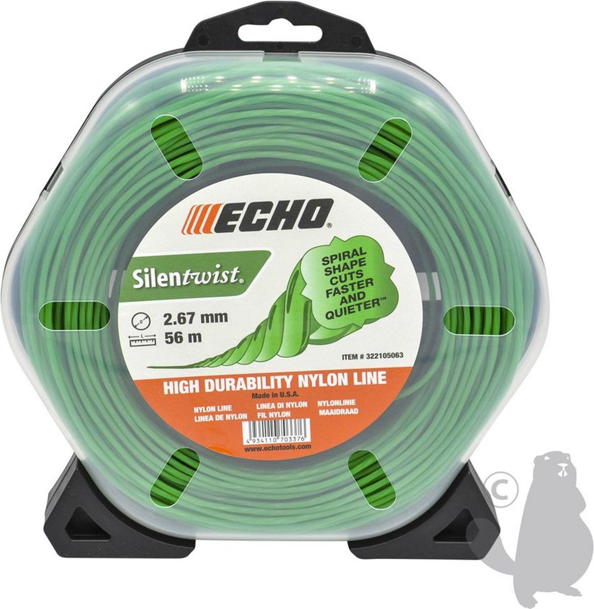 Echo MAAIDRAAD SILENTWIST 2.67MMx56M