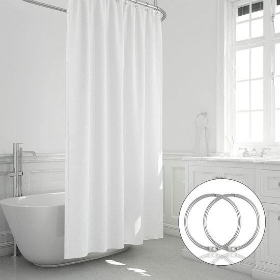 50 Pack Metalen Gordijnringen 38 mm Binnendiameter Grote Gordijnpaal Ringen Draperen Schuifringen Opknoping Ringen voor Raamstangen Douche Gordijnen (Koperblazer