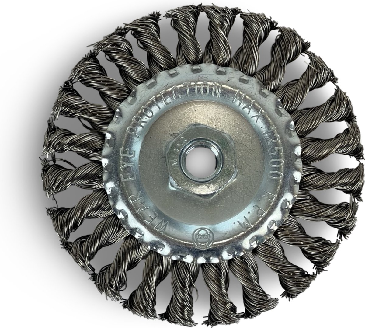 Stola - Rondborstel - RVS - 125mm - M14 - 0,5/T23
