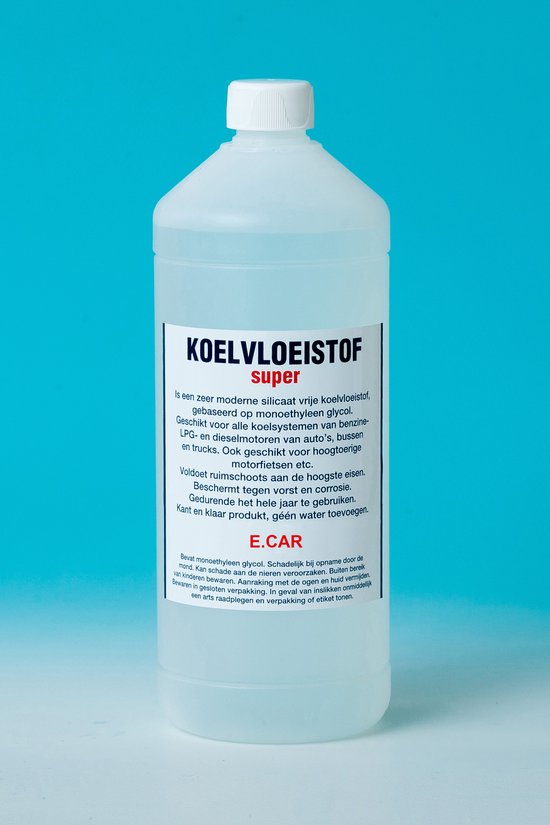 Liquide de refroidissement E-Car (Longlife) 1 litre. | bol