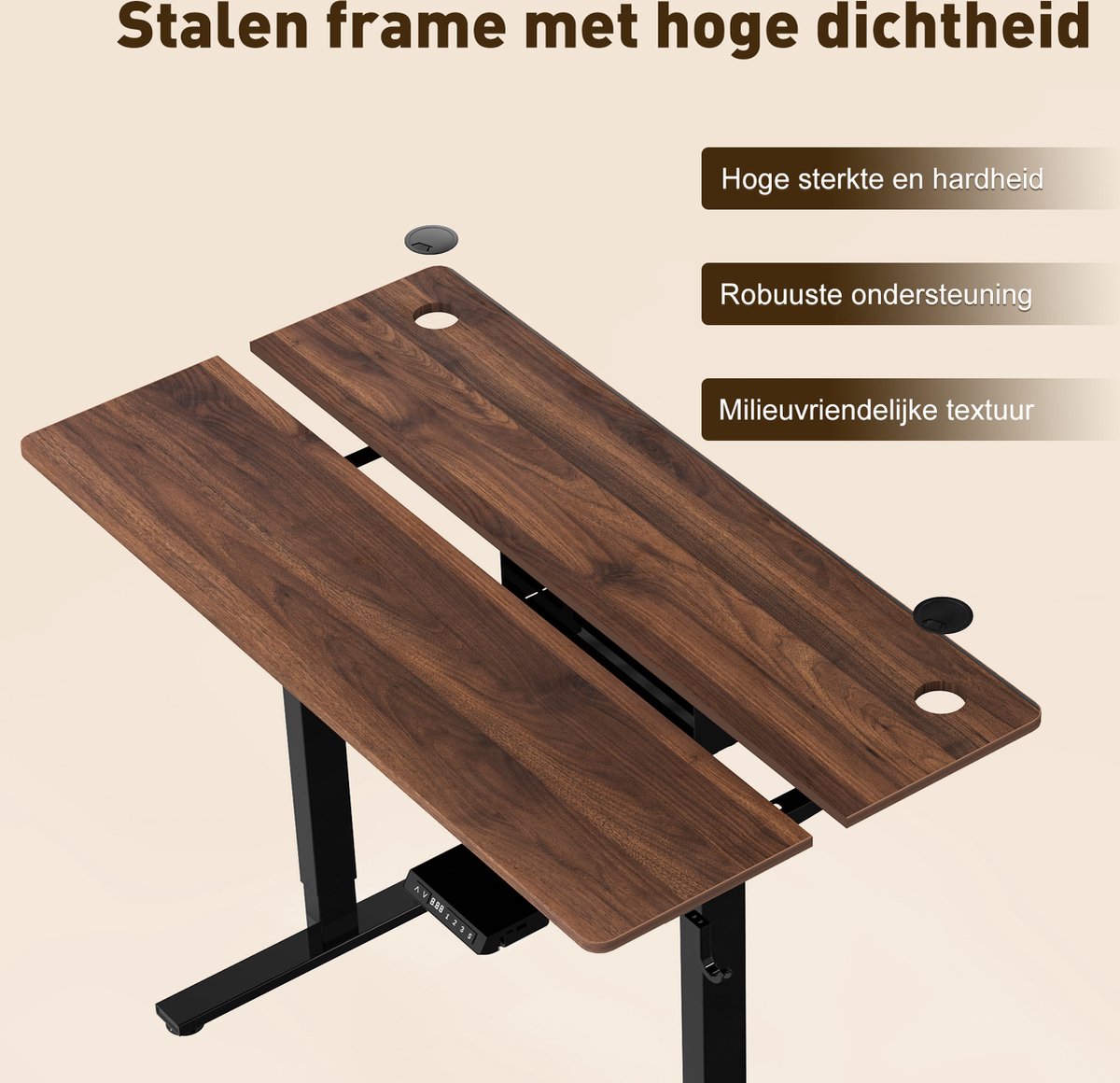 Zit-sta - Elektrisch Bureau 120x60cm thumbnail 8