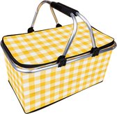 Panier pique-nique Nivard - Paniers pique-nique - Pique-nique - Pick Nick - Sac pique-nique - Panier - Boîte à lunch - Été - Jaune