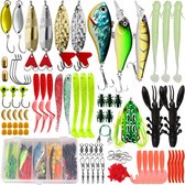 Bovista Fishing Gear - Étui de pêche - Tacklebox - Leurres - Accessoires de vêtements pour bébé pour poissons - La pêche - Équipement - Poissons carnassiers - Carpe - Brochet - 93 pièces