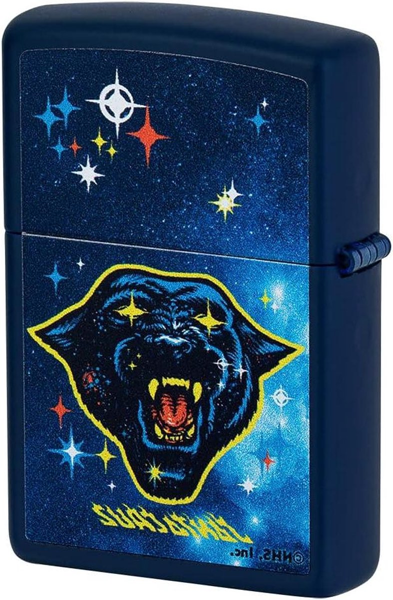 Goedkoopste Design Color Image Navy Matte Stormaansteker Navulbaar - Hoogwaardige Geschenkdoos - Santa Cruz 49613 - Eenheidsmaat