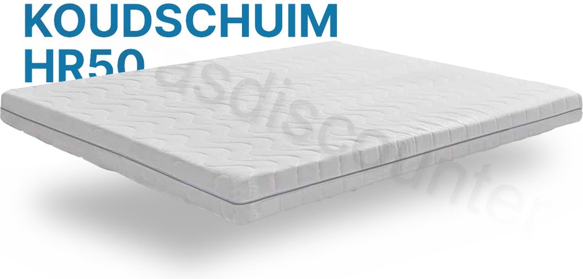Matrasdiscounter Topper - HR50 Koudschuim - Topdekmatras - Ergonomisch - 160x200cm ca 10cm dik matras