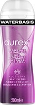 Durex Massage Olie en Glijmiddel - Aloë Vera - Waterbasis - 200 ml