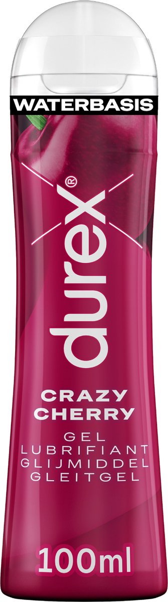 Goedkoopste Durex Glijmiddel Crazy Cherry - Kers - Waterbasis - 100ML
