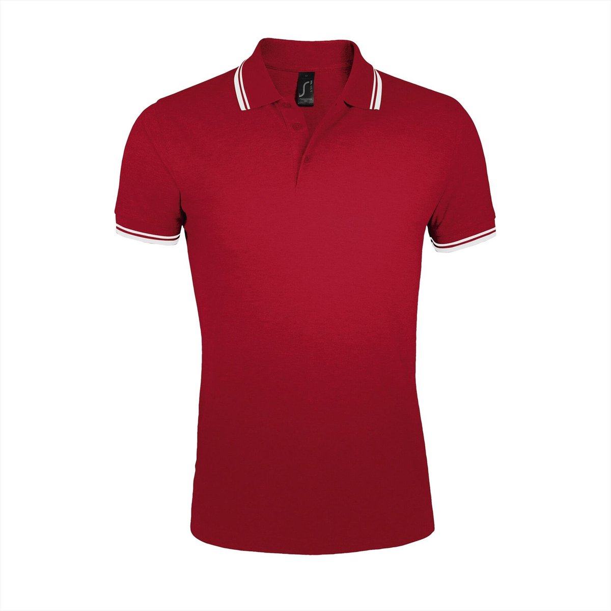 SOL'S Men´s Polo Shirt Pasadena L591 - Red/White - XXL