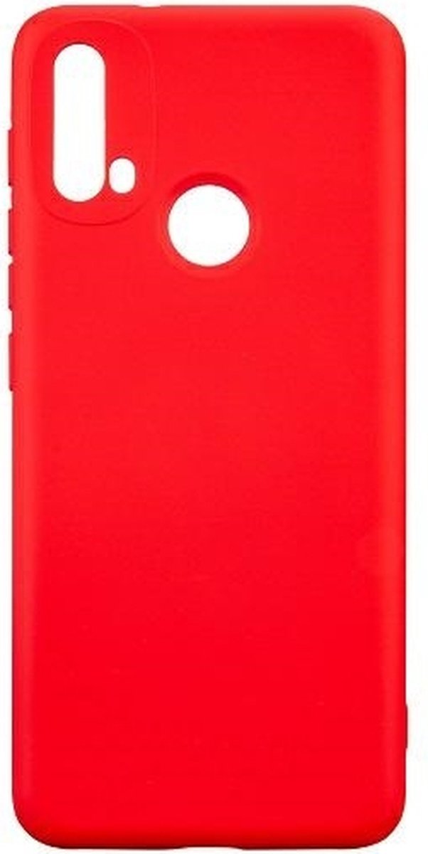 Beline Siliconen hoesje voor Motorola Moto E20 rood/rood