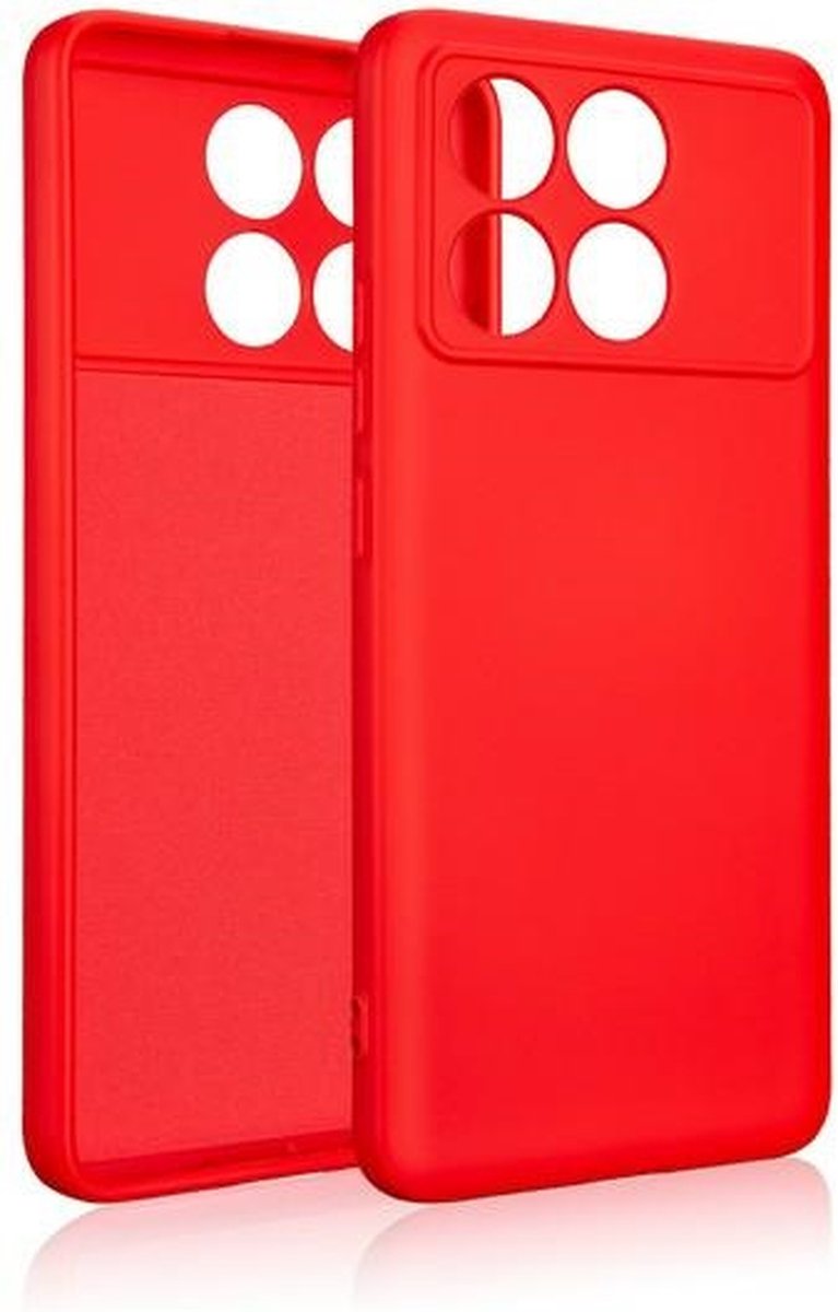 Beline Siliconen hoesje voor Poco X6 Pro rood/rood