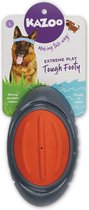 Kazoo | Extreme Play Dog Tough Footy Ball - Large | Premium kwaliteit - Honden speelgoed - Speelgoed - Speeltjes - Hondenbal - Buitenspeelgoed - Frisbee - Sterk Duurzaam Rubber - Drijft in water - Drijvende Hondenbal