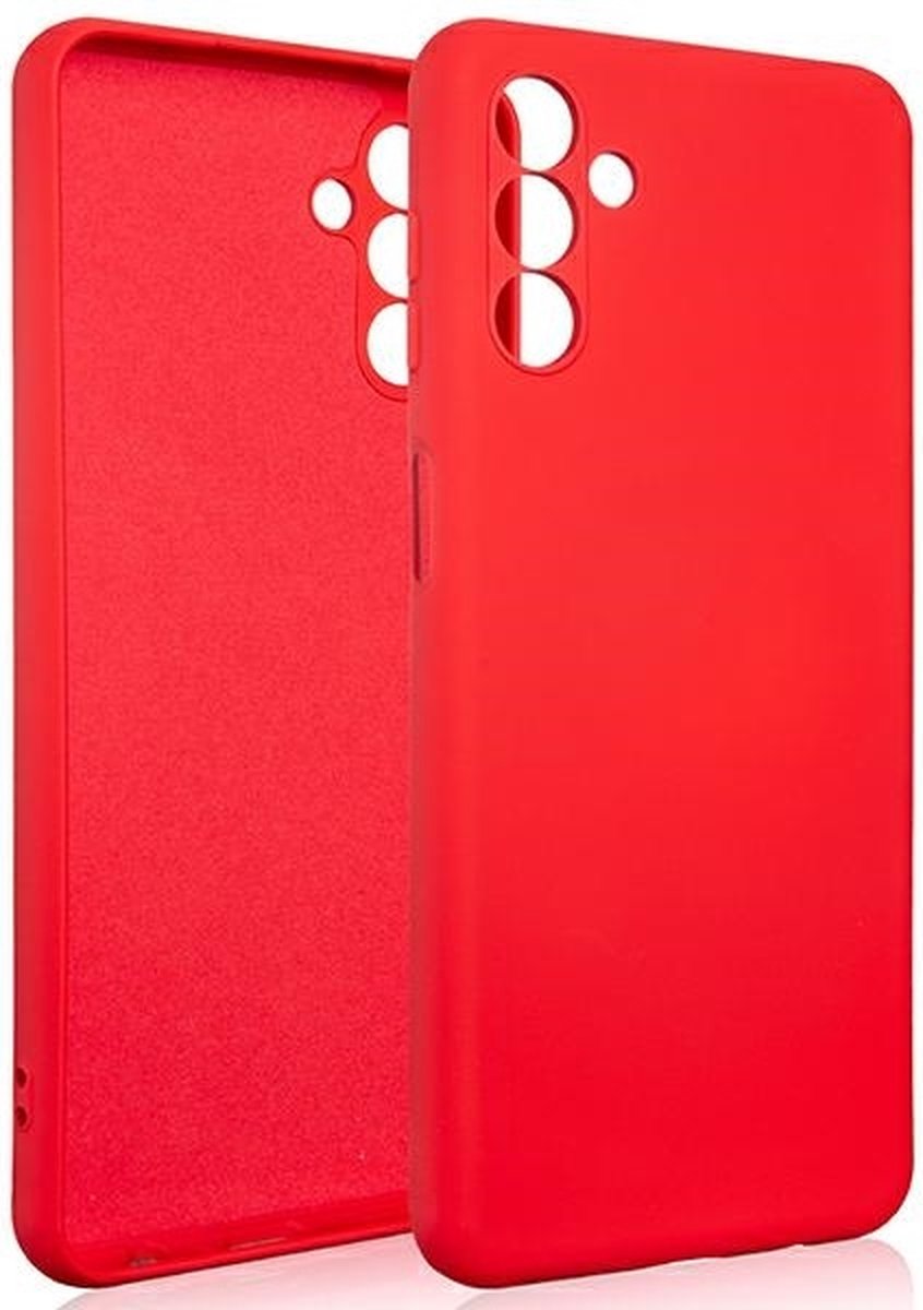Beline Hoesje Siliconen Samsung A04s A047 rood/rood
