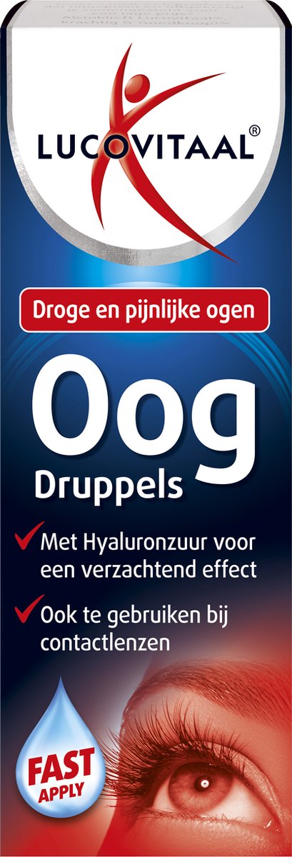 Goedkoopste Lucovitaal Oogdruppels Droge en Pijnlijke Ogen 10 ml