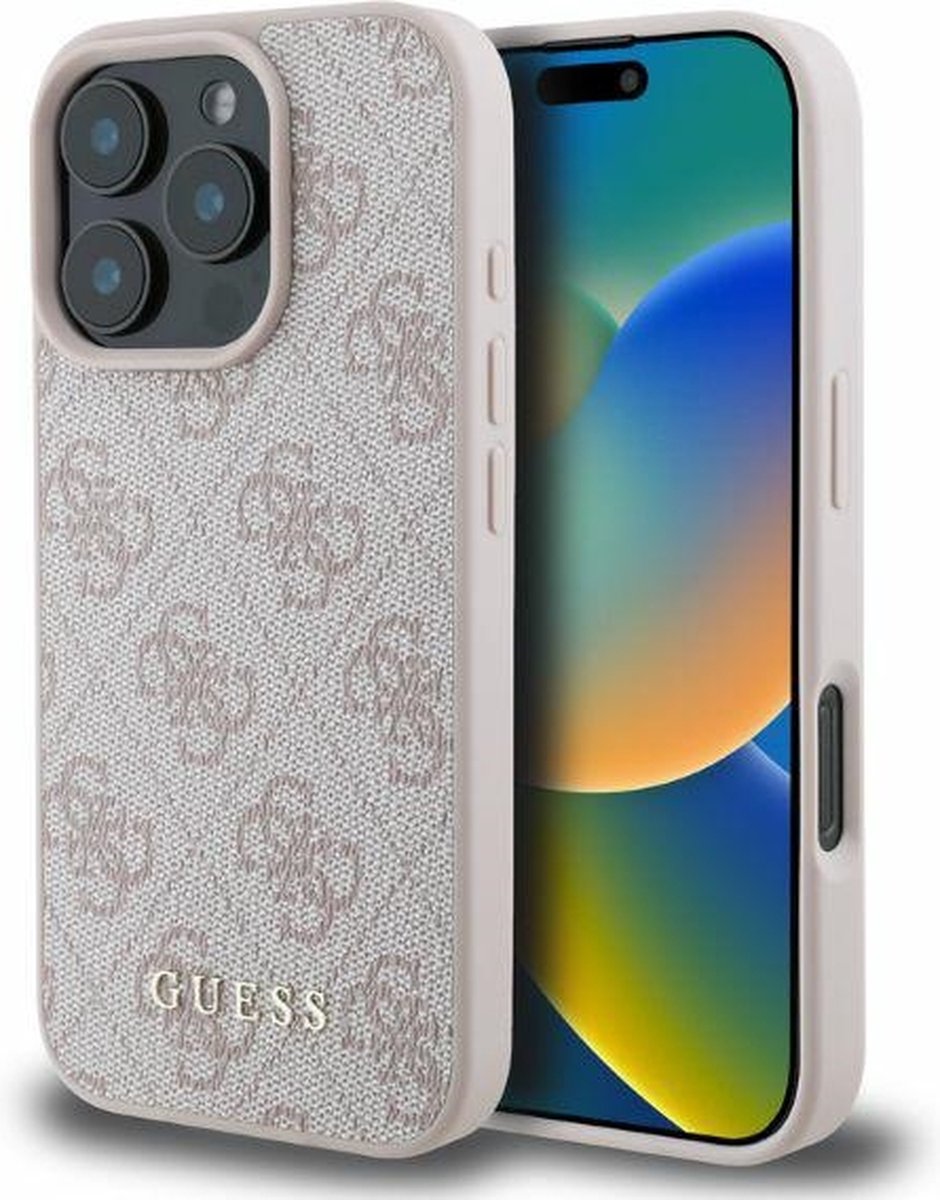 Guess GUHCP16XG4GFPI iPhone 16 Pro Max 6,9" roze/roze hardcase 4G Classic