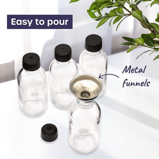 Glazen jar set van 4 - cosima | Remember - de inKijk