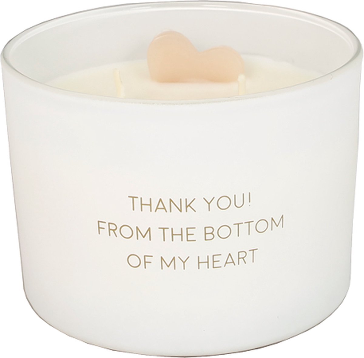 My Flame Lifestyle MY FLAME - Sojakaars - Thank you from the bottom of my heart - Fresh Cotton - wit - 70 branduren