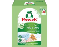 Frosch Sensitive Waspoeder - Aloë Vera, - 1,45 kg - 22 Wasbeurten - Hypoallergeen - Langdurige kleurbescherming - Gevoelige huid