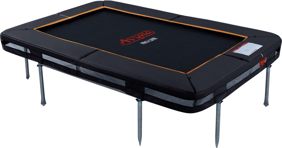 Avyna Pro-Line InGround trampoline set 213 275x190cm - Zwart