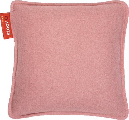 Stoov Warmtekussen | Ploov Soft Pink | Duurzaam & Draadloos | Infrarood warmtekussen | 45x45 cm | Standard batterij