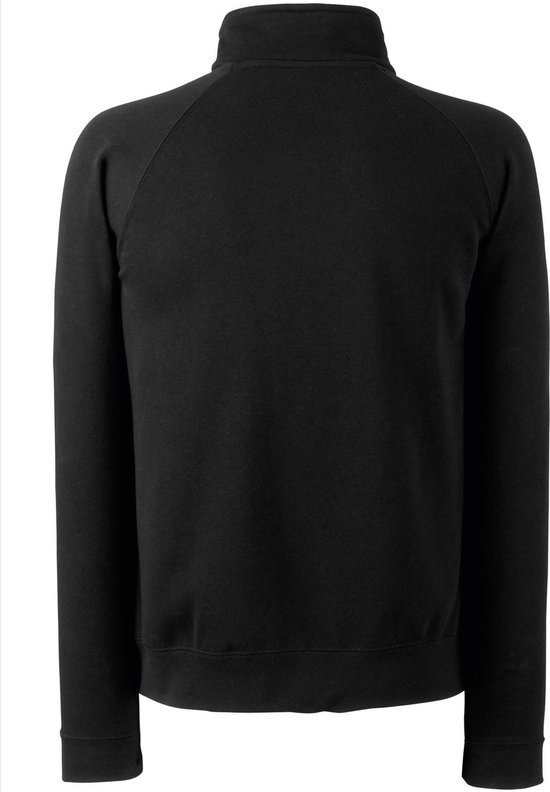 Pull / pull polaire noir avec col zippé pour homme / adulte - Pulls / pulls en coton / polyester XL (EU 54)