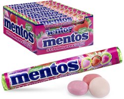 Mentos Strawberry Mix - Snoep - Vegan - 1x40rollen